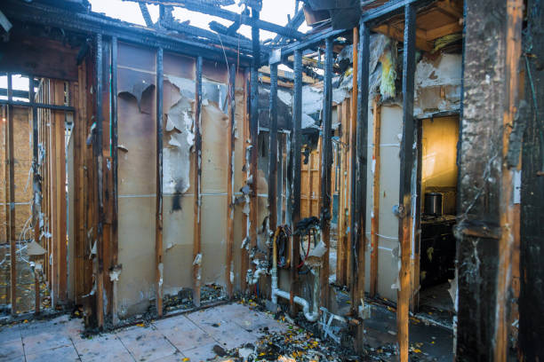 Professional Fire Damage Removal technician working in Eden Prairie, MN